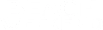 Beach Weekend Logo White