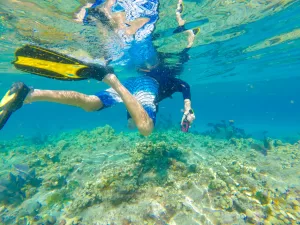 Man Snorkeling