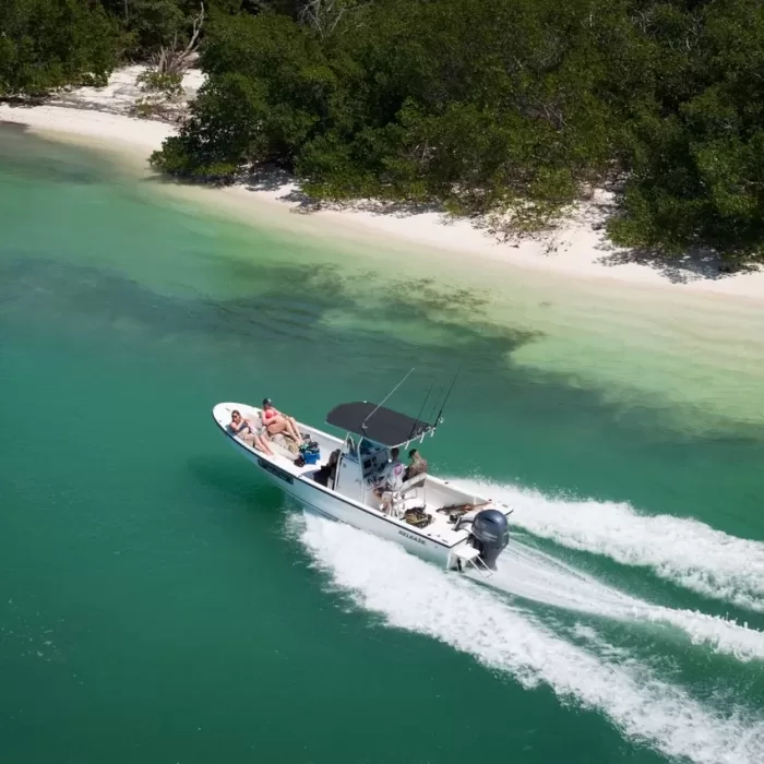 Release Center Console Fishing Boat